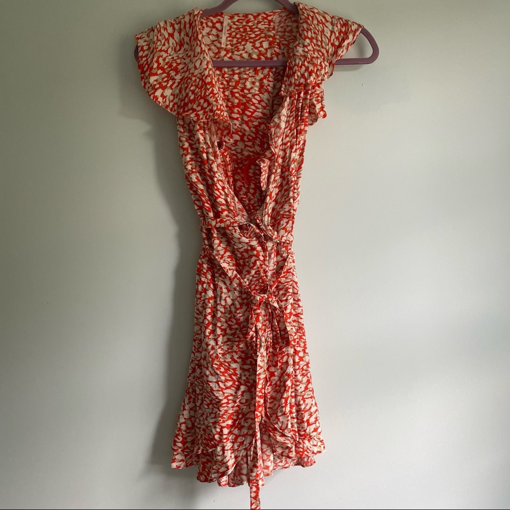 Free People French Quarter Wrap Dress Sz Small - Picture 3 of 6